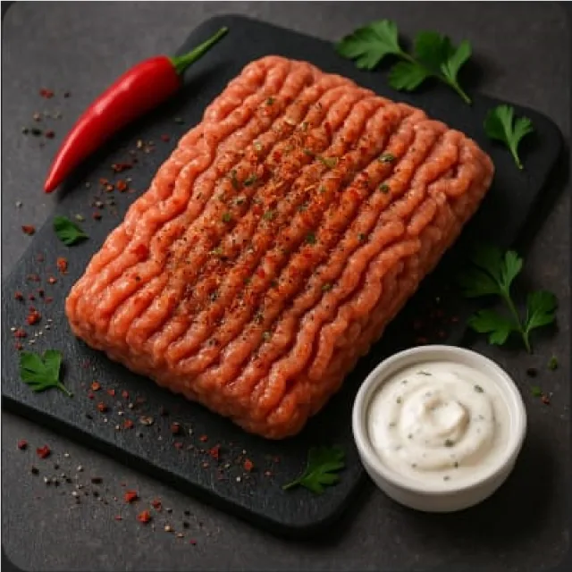 Viande hachée de dinde nature 500g