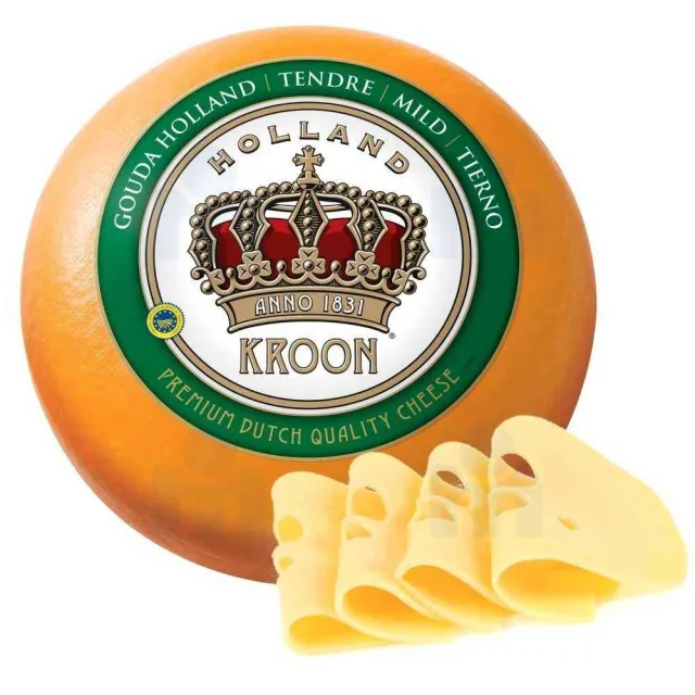Fromage Gouda nature en tranches 100g - KROON
