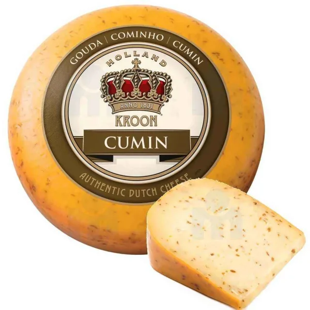 Fromage Gouda cumin en tranches 100g - KROON