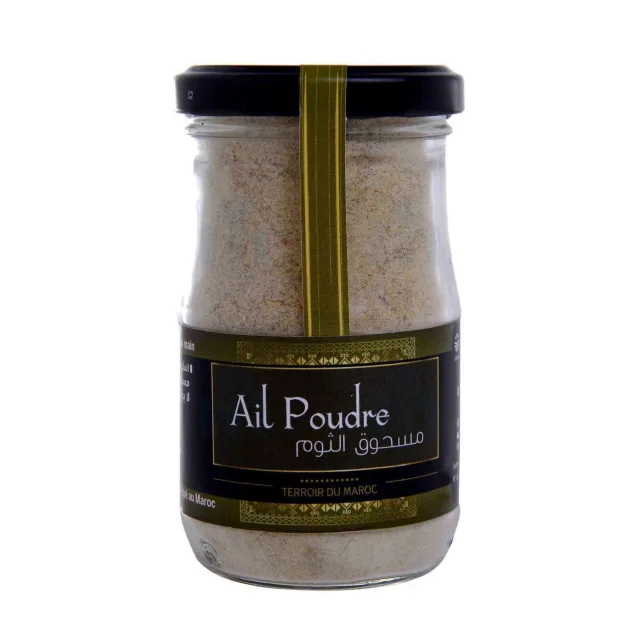 [00000525] Ail en poudre pot en verre 145g - DAR TOUMA